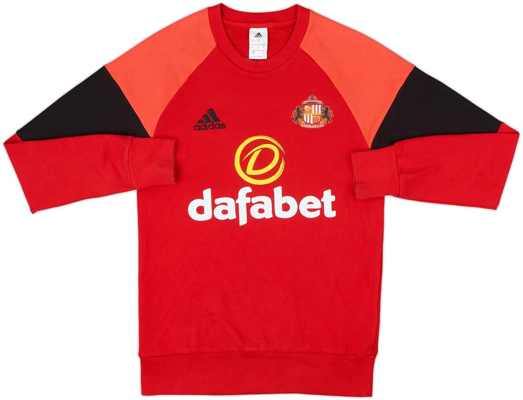 2016-17 Sunderland adidas Sweat Top - 7/10 - (S)