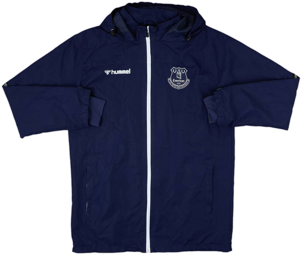 2022-23 Everton Hummel Hooded Rain Jacket - 10/10 - (M)