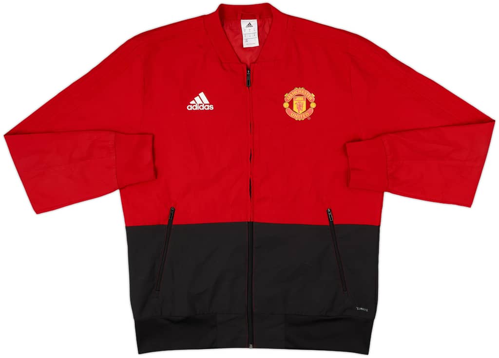 2018-19 Manchester United adidas Track Jacket - 8/10 - (M)