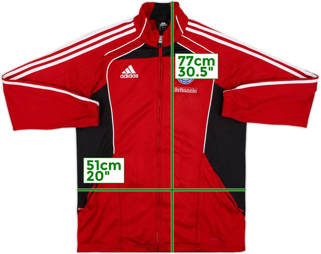 2009-10 Stoke City adidas Track Jacket - 6/10 - (M)