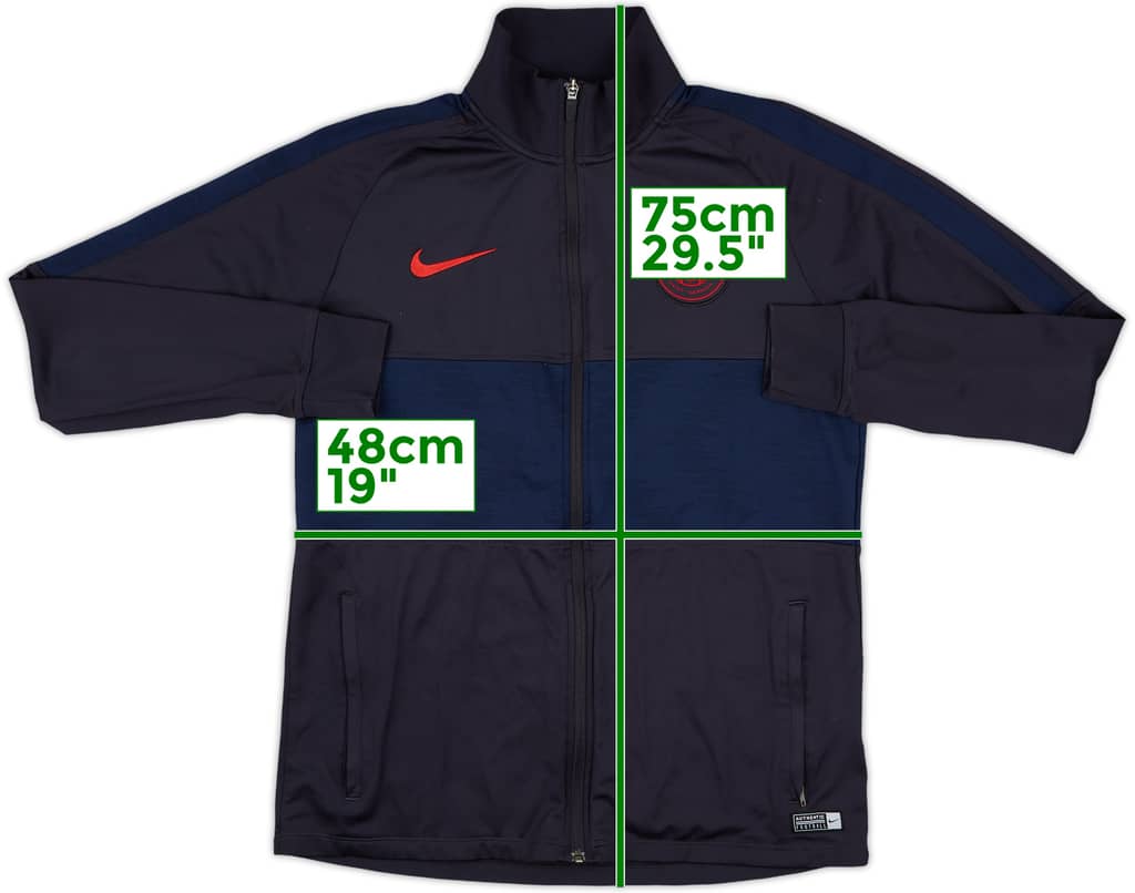 2019-20 Paris Saint-Germain Nike Track Jacket - 8/10 - (M)