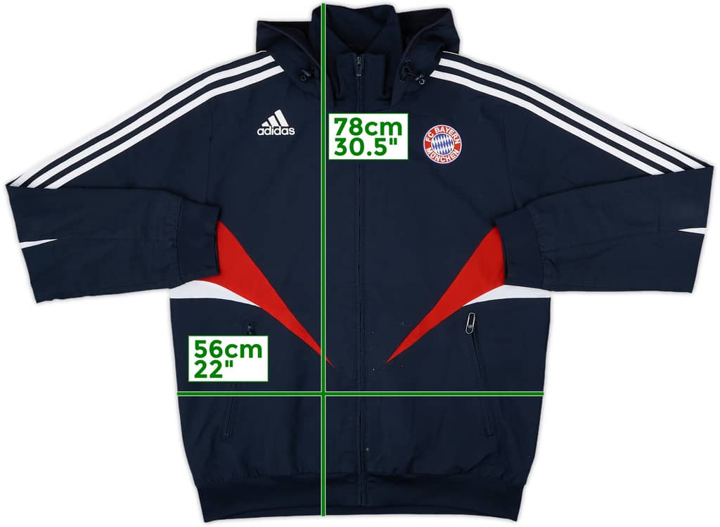 2008-09 Bayern Munich adidas Hooded Track Jacket - 7/10 - (M/L)