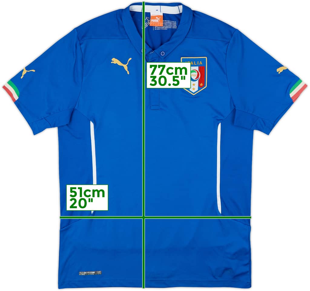 2014-15 Italy Home Shirt - 8/10 - (L)