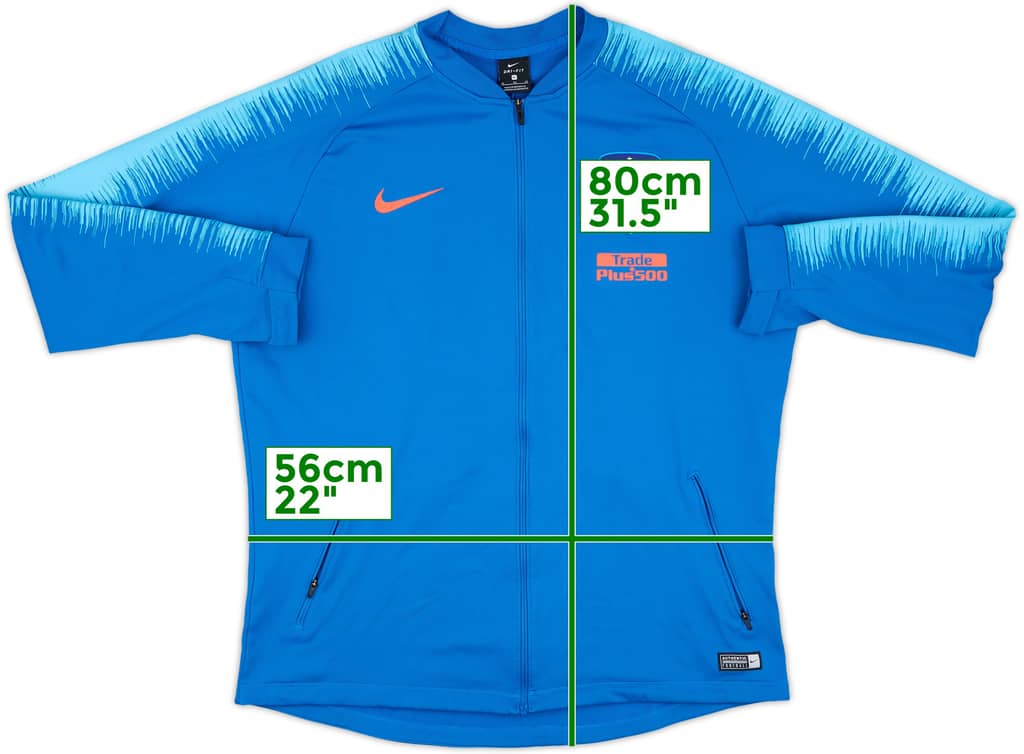 2018-19 Atletico Madrid Nike Track Jacket - 8/10 - (XL)