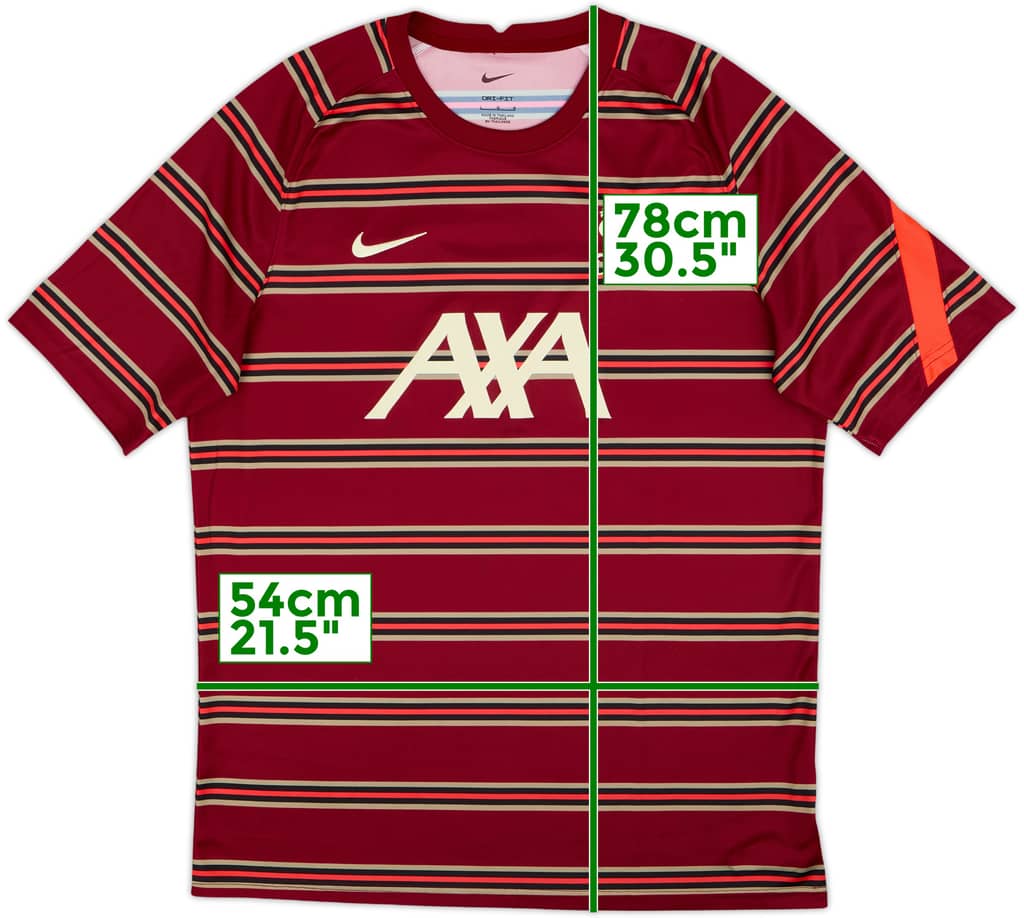 2021-22 Liverpool Nike Training Shirt - 8/10 - (L)