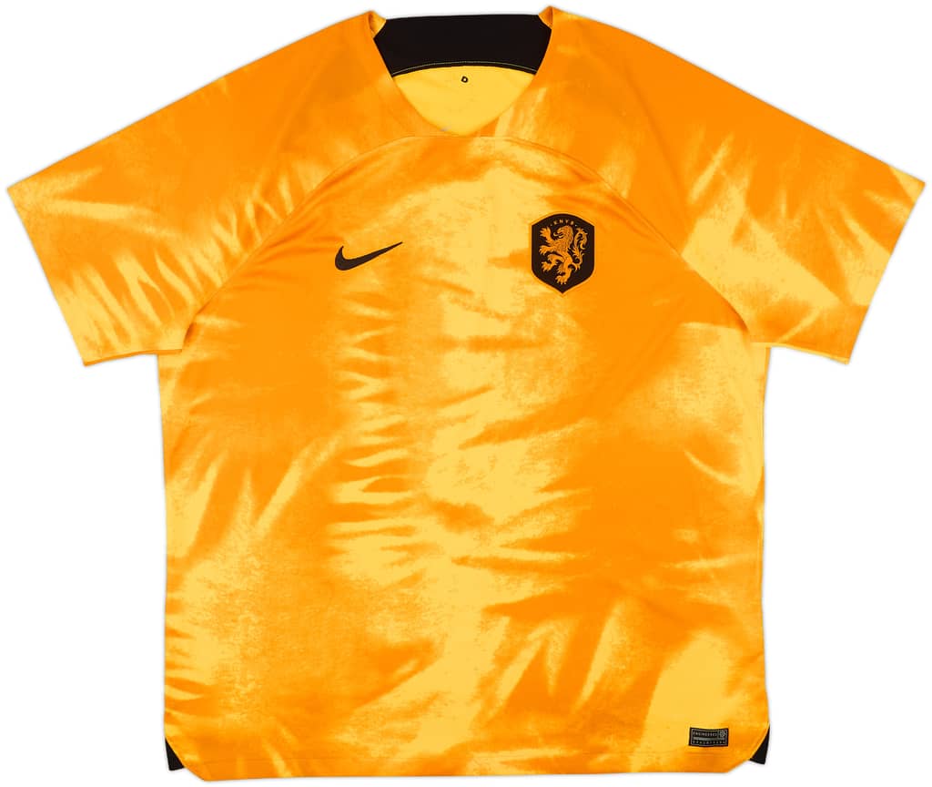 2022-23 Netherlands Home Shirt - 7/10 - (XXL)