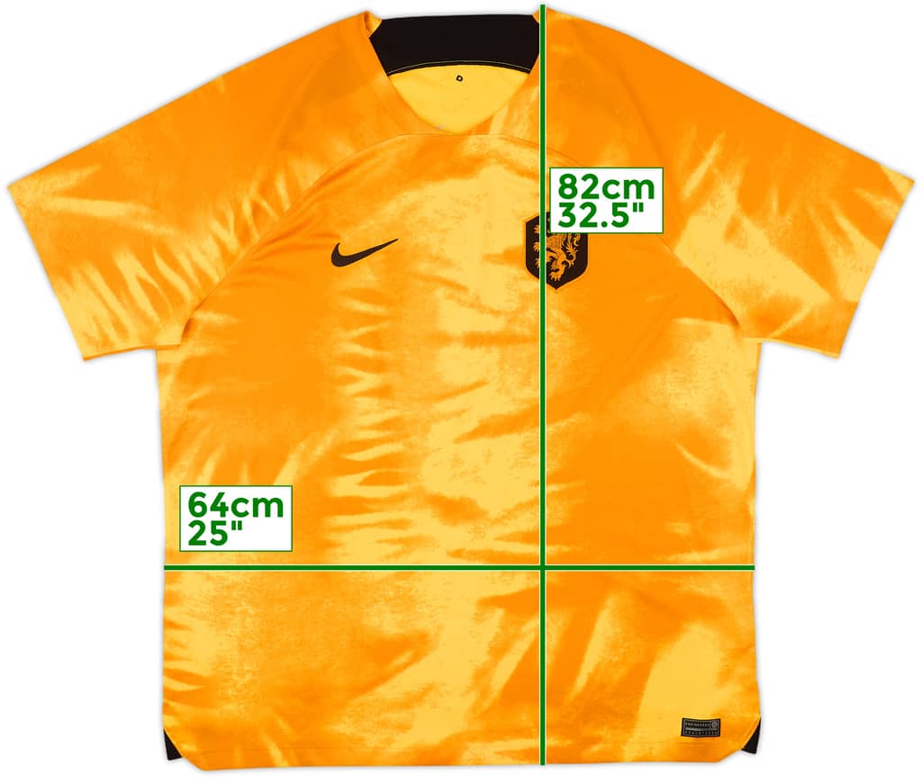 2022-23 Netherlands Home Shirt - 7/10 - (XXL)