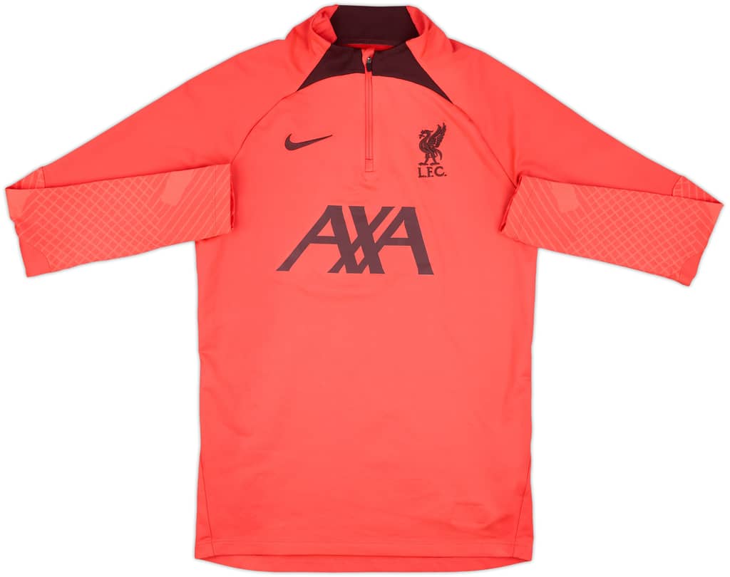 2022-23 Liverpool Nike 1/4 Zip Drill Top - 8/10 - (S)