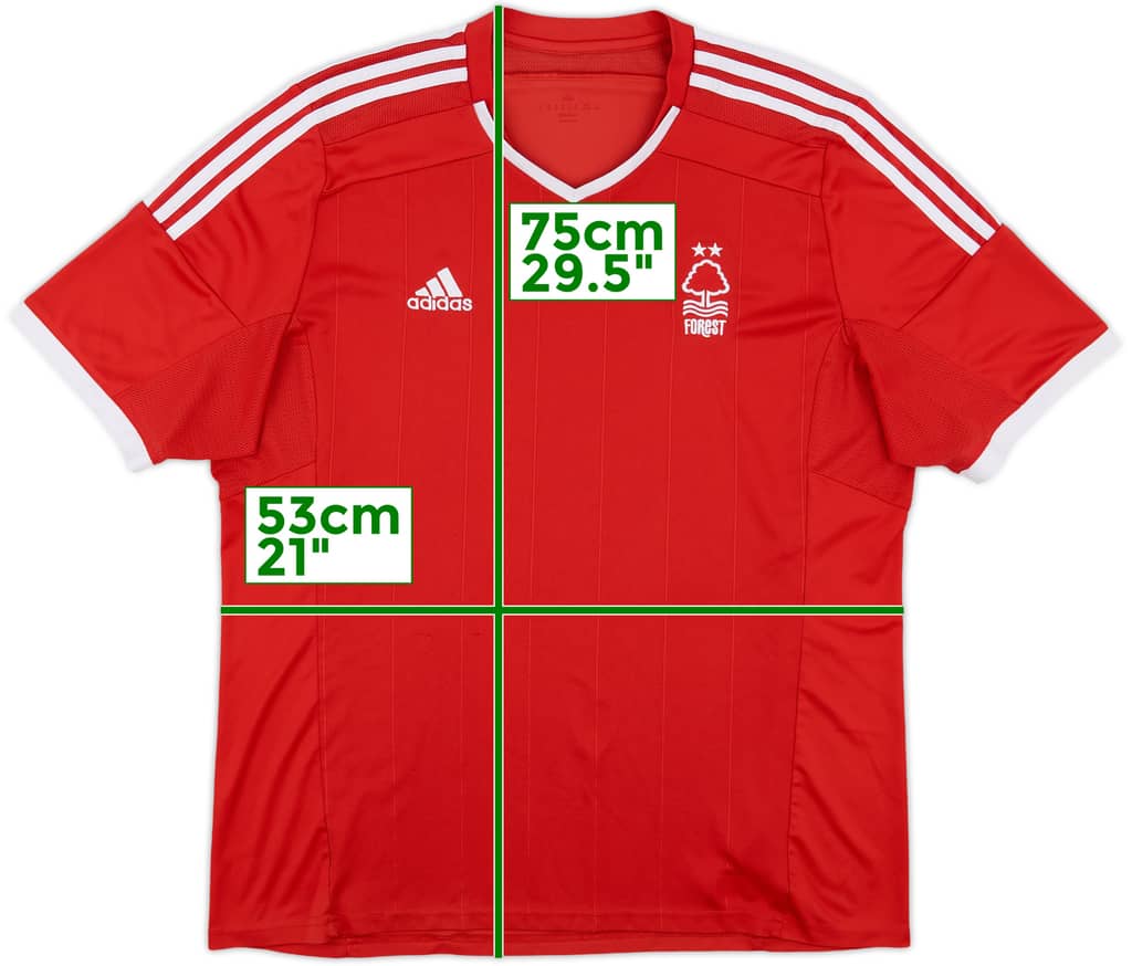 2014-15 Nottingham Forest Home Shirt - 8/10 - (XL)