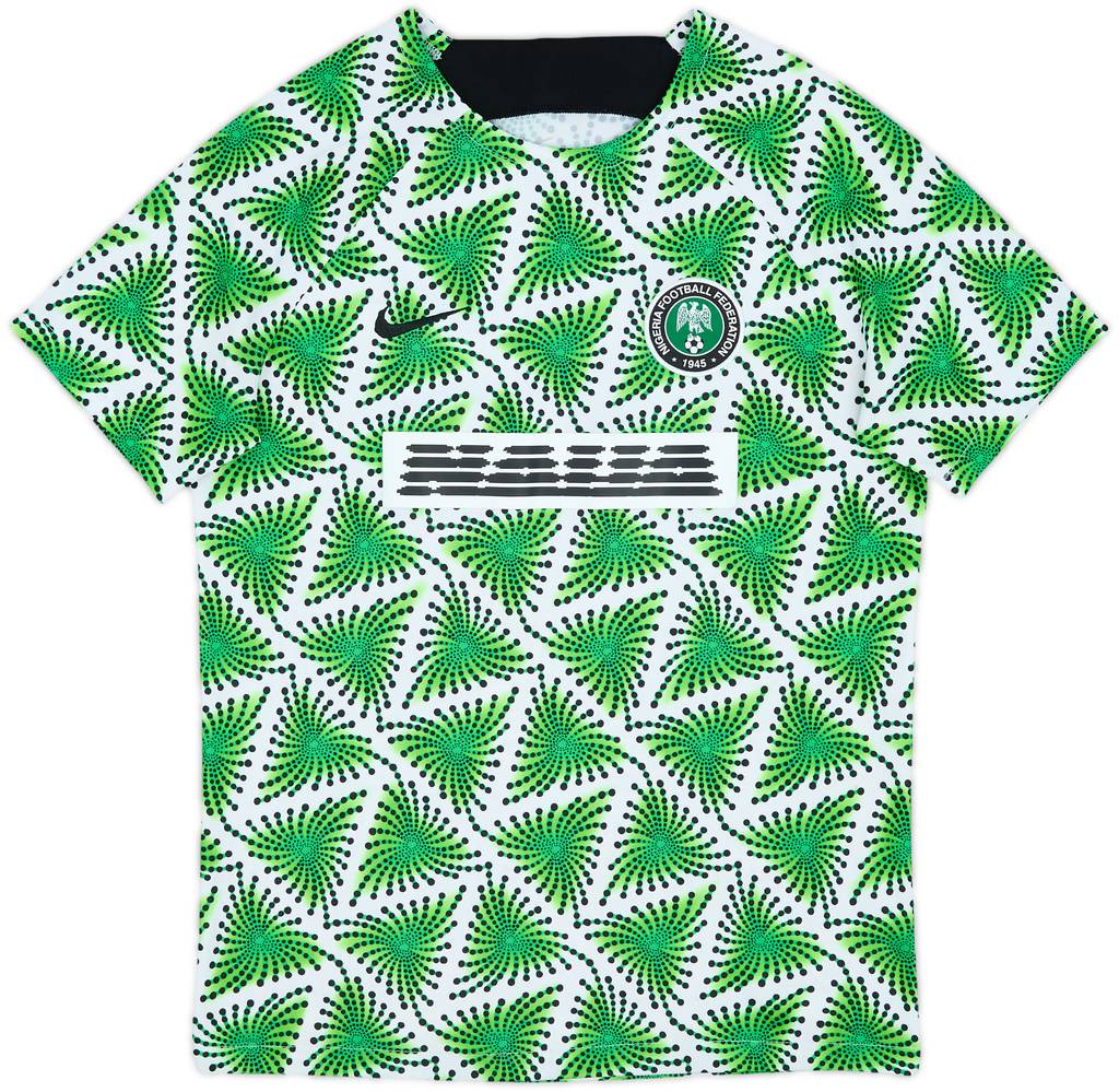 2022-23 Nigeria Nike Pre-Match Training Shirt - 8/10 - (M)