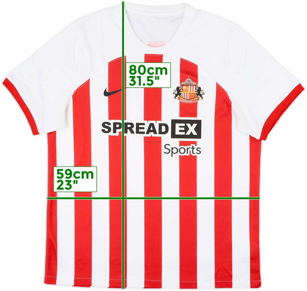 2023-24 Sunderland Home Shirt - 7/10 - (XL)