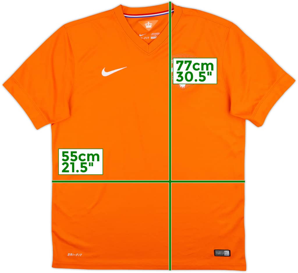 2014-15 Netherlands Home Shirt - 8/10 - (L)