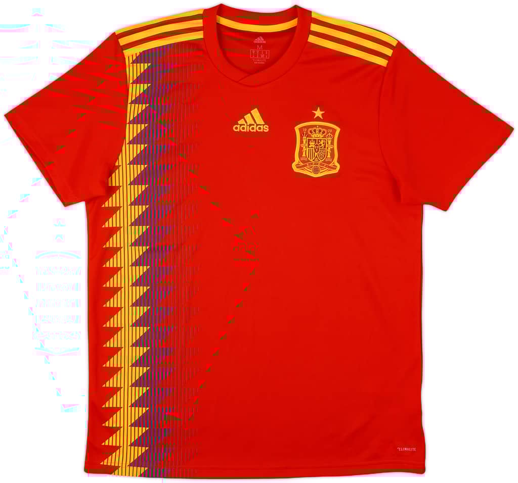 2018-19 Spain Home Shirt - 10/10 - (M)