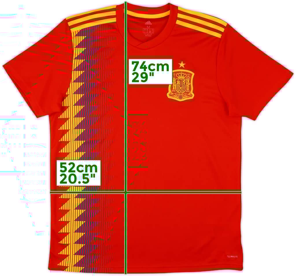 2018-19 Spain Home Shirt - 10/10 - (M)
