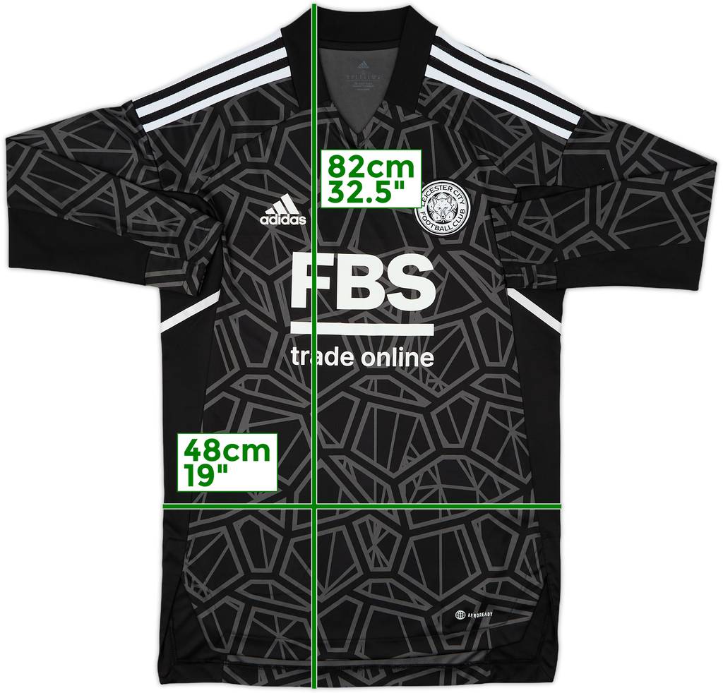 2022-23 Leicester City GK Shirt - 8/10 - (S)