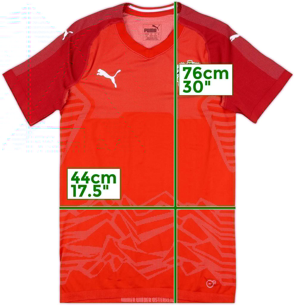 2018-19 Austria Player Issue Home Shirt - 8/10 - (L)