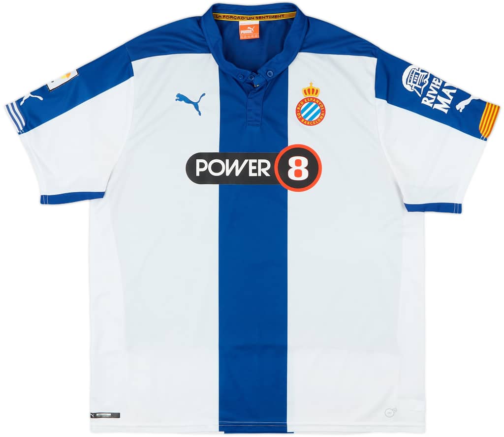 2014-15 Espanyol Home Shirt - 9/10 - (XXL)