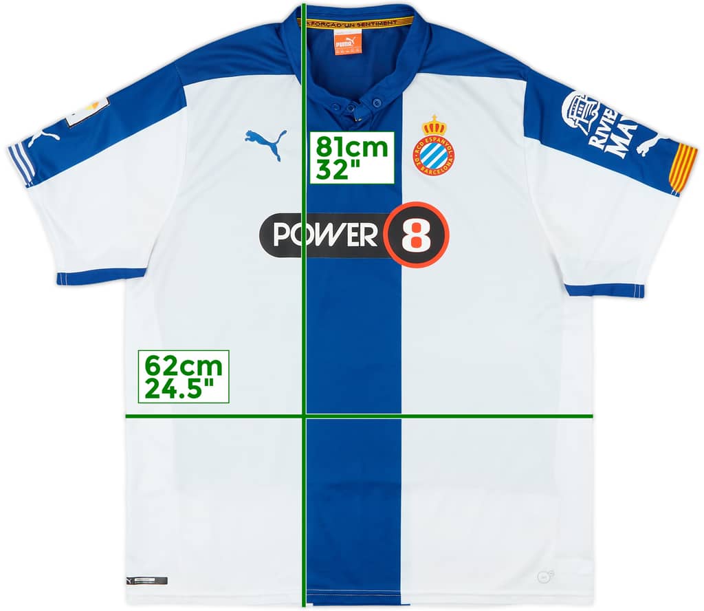 2014-15 Espanyol Home Shirt - 9/10 - (XXL)