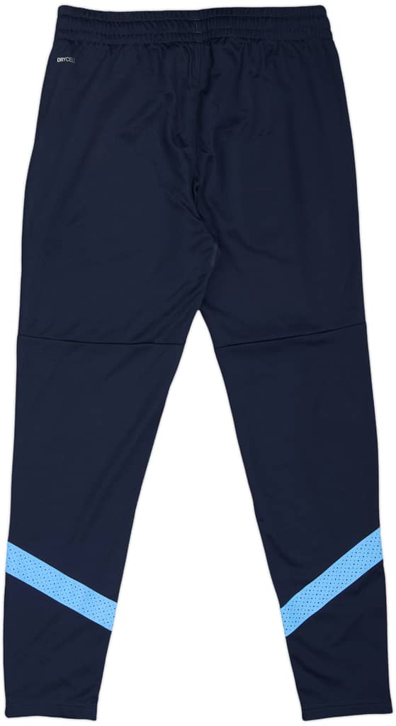 2021-22 Manchester City Staff Issue Puma Track Pants/Bottoms 'AM' - 10/10 - (M)