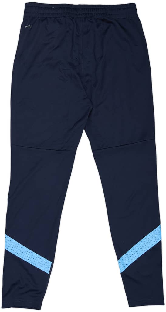 2021-22 Manchester City Staff Issue Puma Track Pants/Bottoms 'AM' - 10/10 - (M)