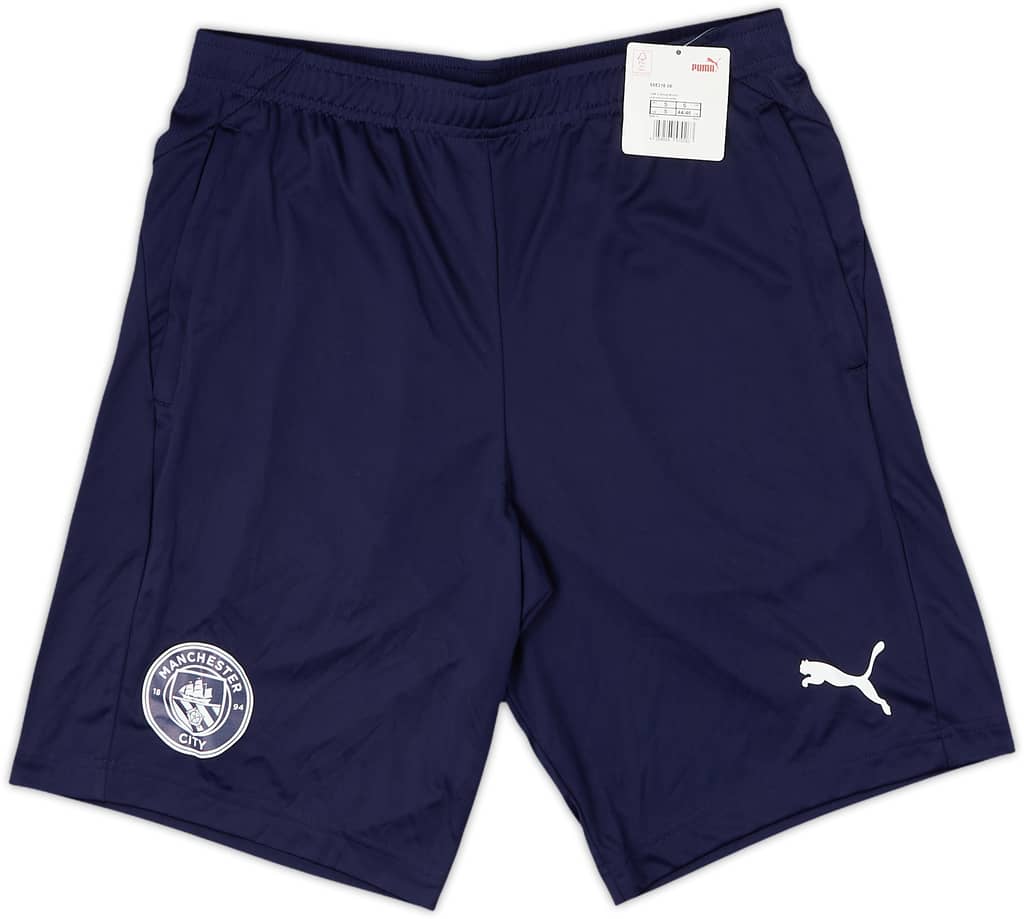 2021-22 Manchester City Puma Training Shorts (S)