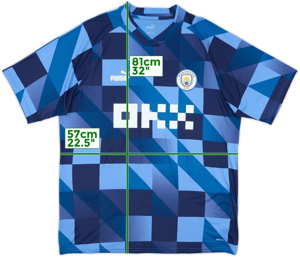 2022-23 Manchester City Puma Training Shirt - 9/10 - (XL)