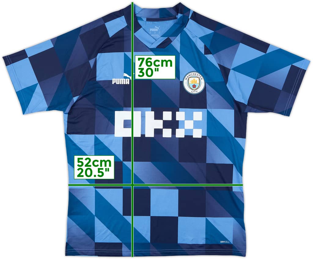 2022-23 Manchester City Puma Training Shirt - 9/10 - (L)