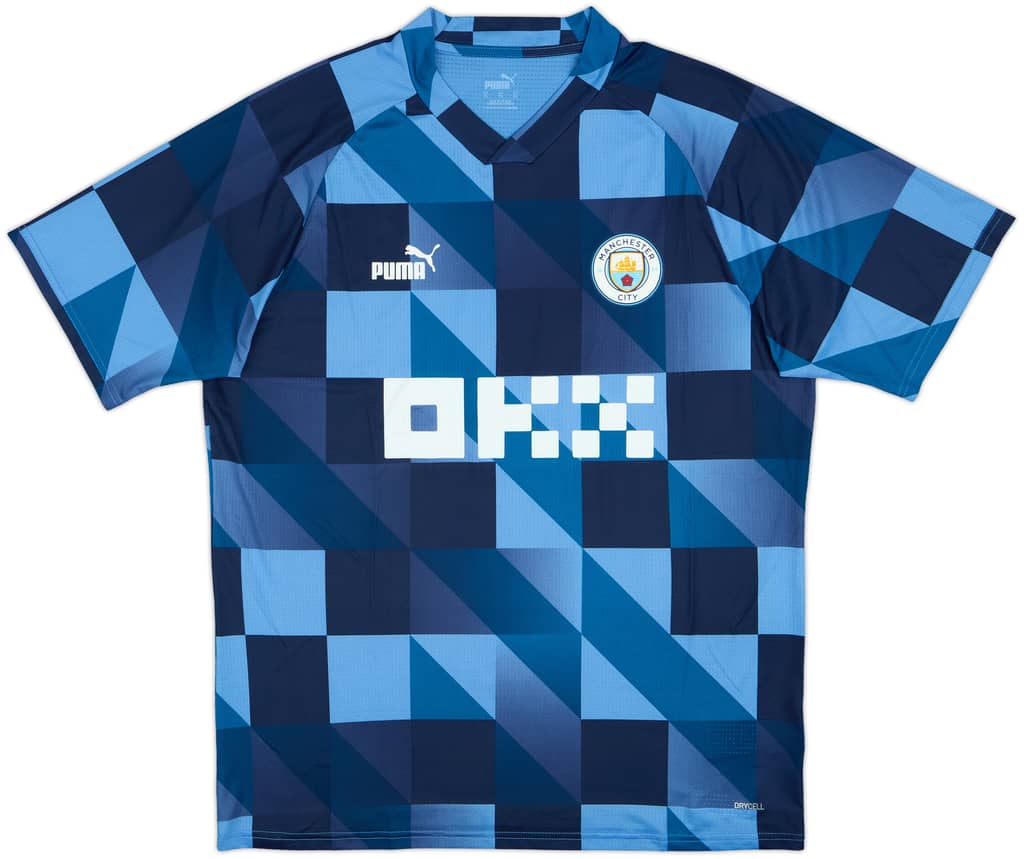 2022-23 Manchester City Puma Training Shirt - 8/10 - (XL)