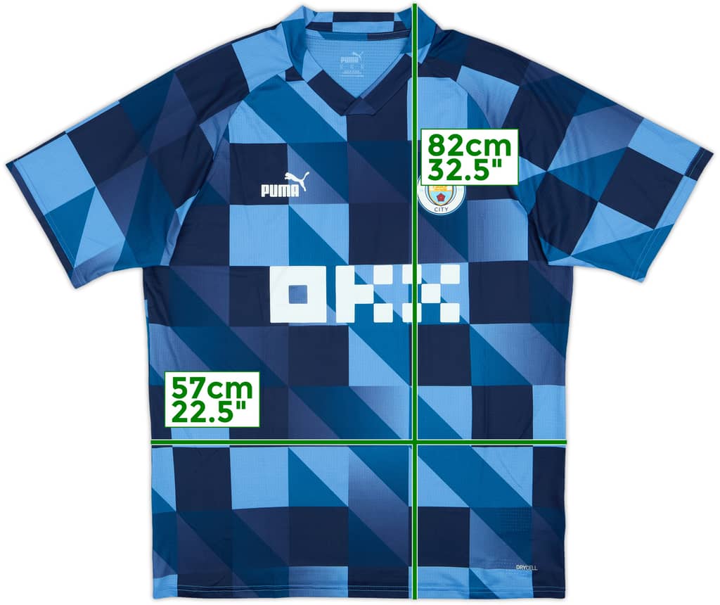 2022-23 Manchester City Puma Training Shirt - 8/10 - (XL)