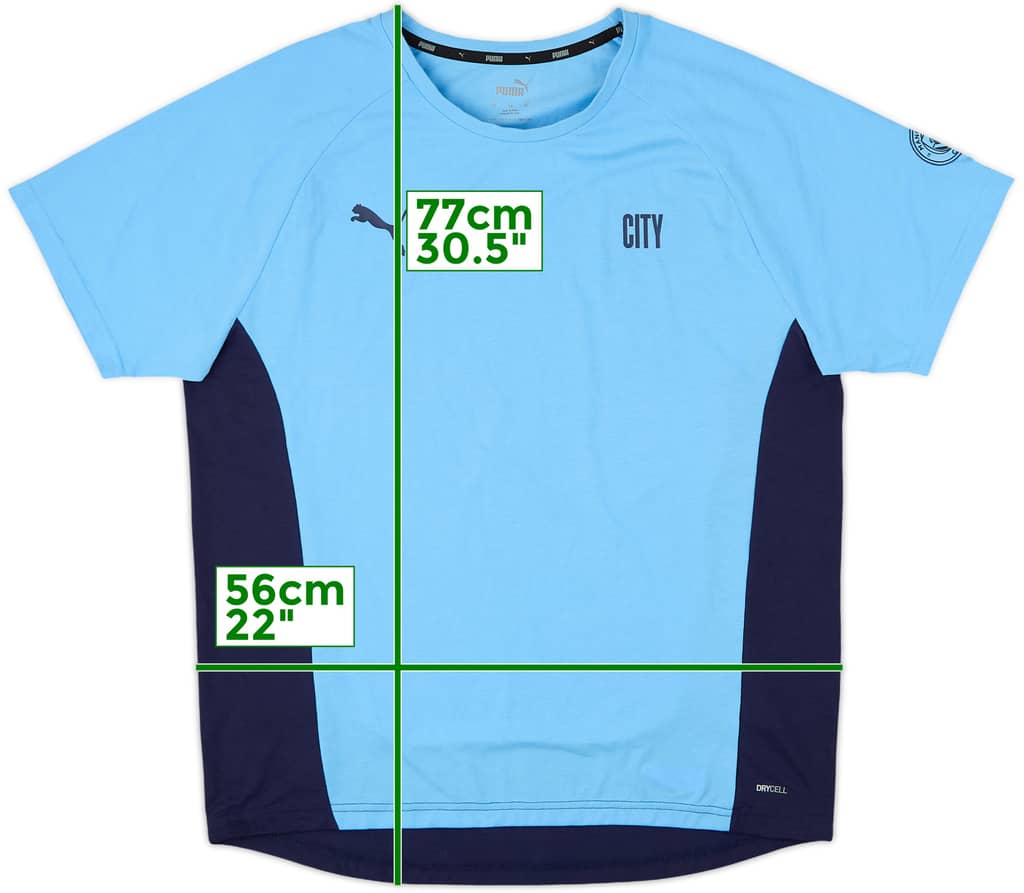 2020-21 Manchester City Puma Training Shirt - 8/10 - (XL)