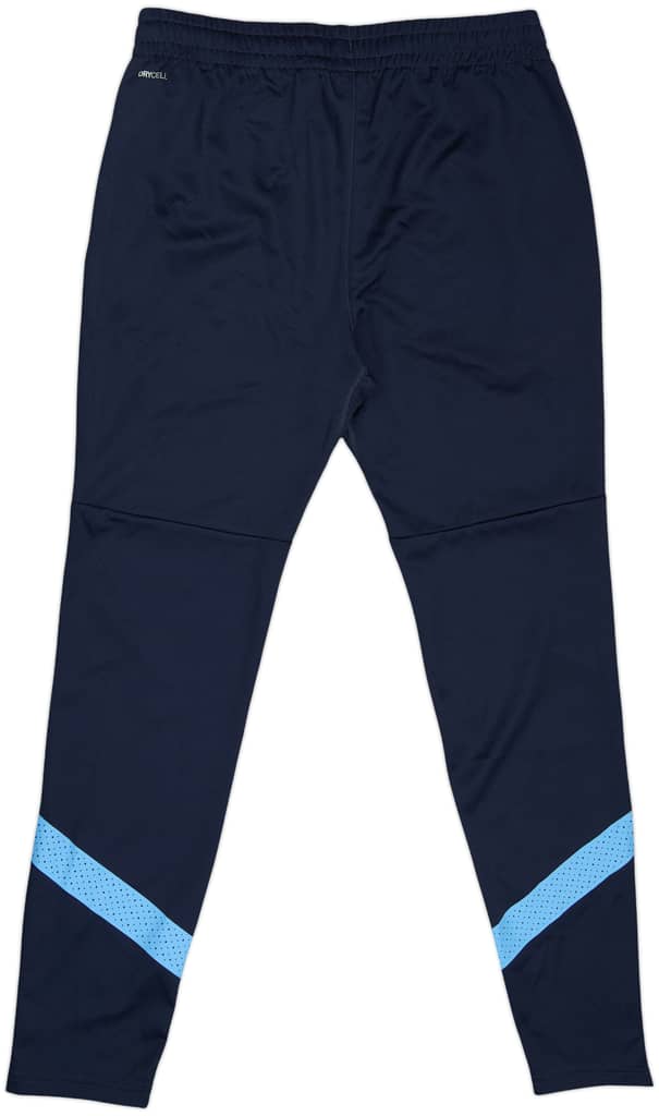 2021-22 Manchester City Staff Issue Puma Track Pants/Bottoms 'AM' - 10/10 - (M)
