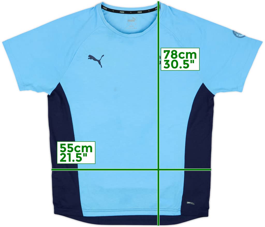 2020-21 Manchester City Puma Training Shirt - 6/10 - (XL)