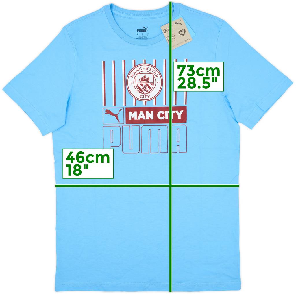 2022-23 Manchester City Puma Cotton Tee (S)