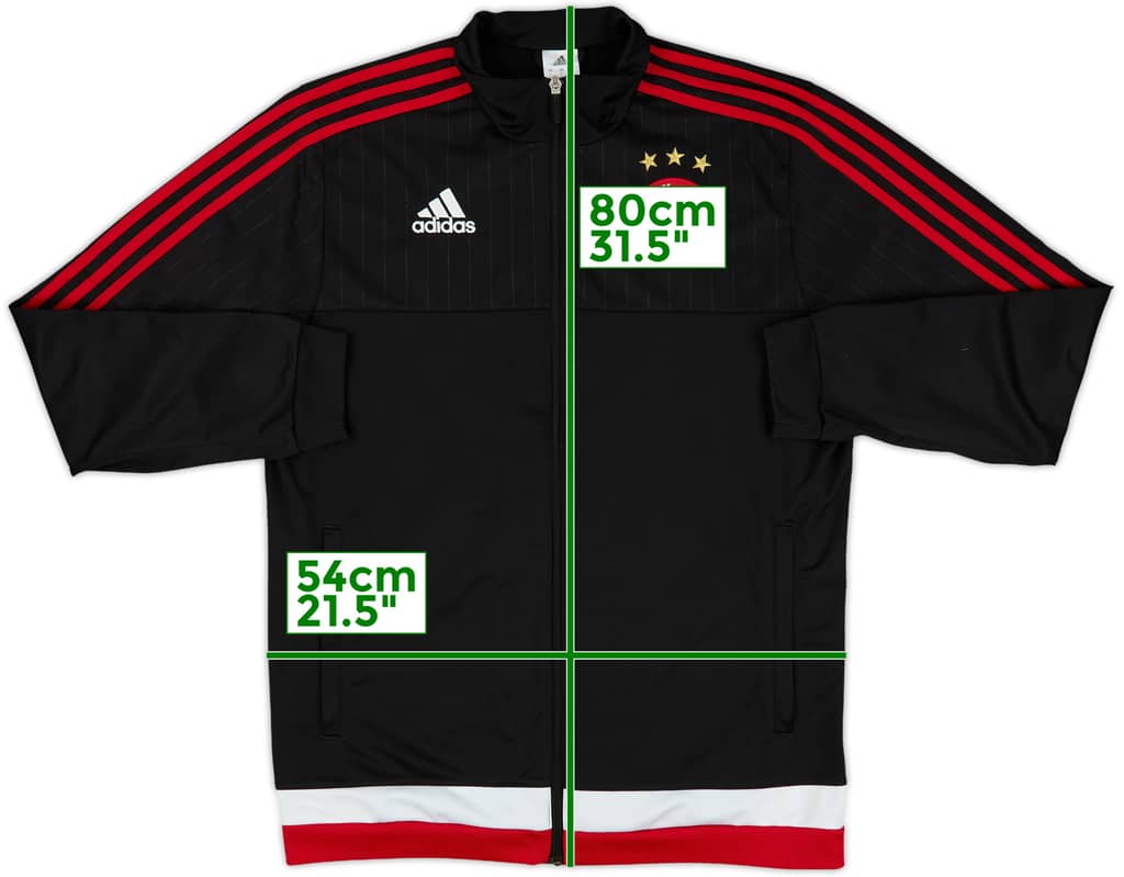 2015-16 Ajax adidas Track Jacket - 8/10 - (L)