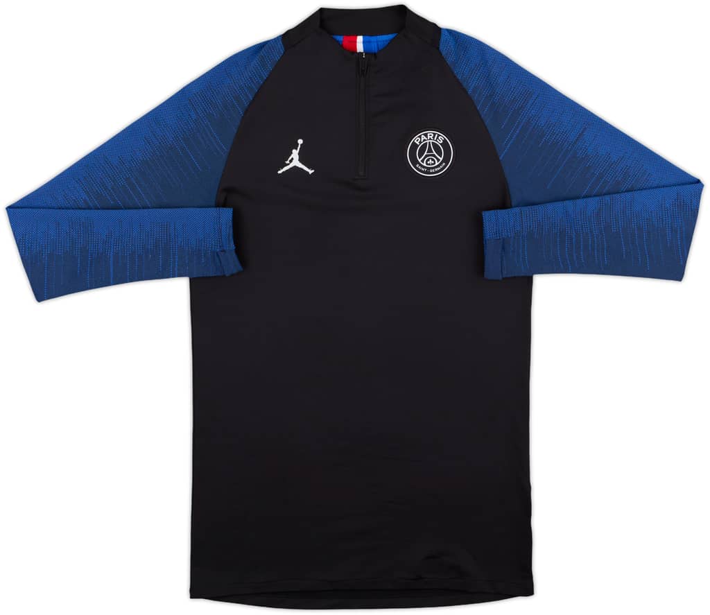 2020-21 Paris Saint-Germain Nike 1/4 Zip Sweat Top - 8/10 - (S)