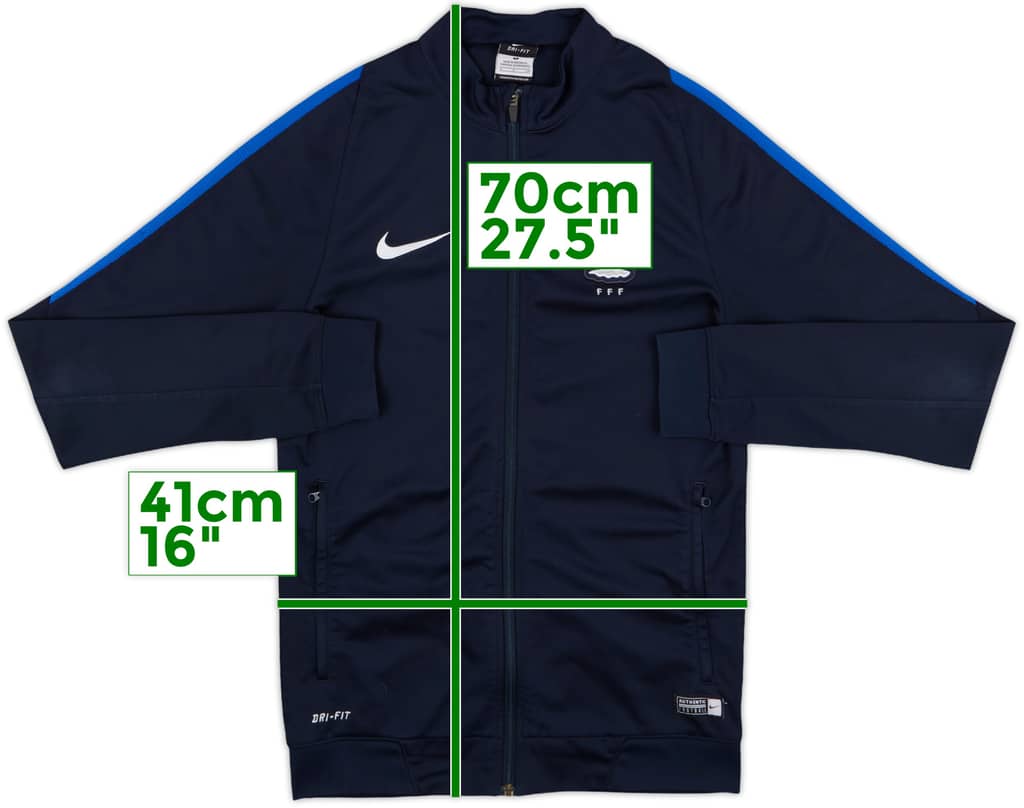 2016-17 France Nike Track Jacket - 9/10 - (S)