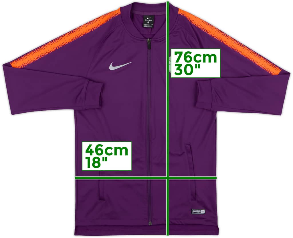 2018-19 Manchester City Nike Track Jacket - 10/10 - (S)
