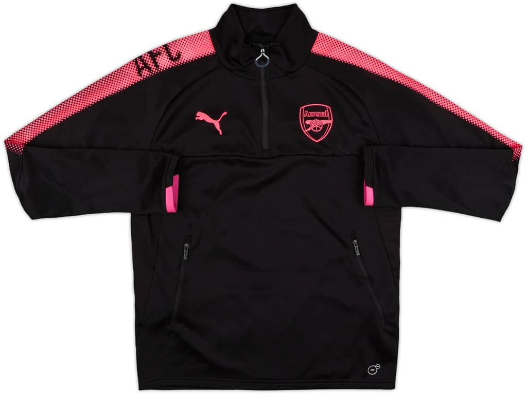 2017-18 Arsenal Puma 1/4 Zip Drill Top - 9/10 - (S)