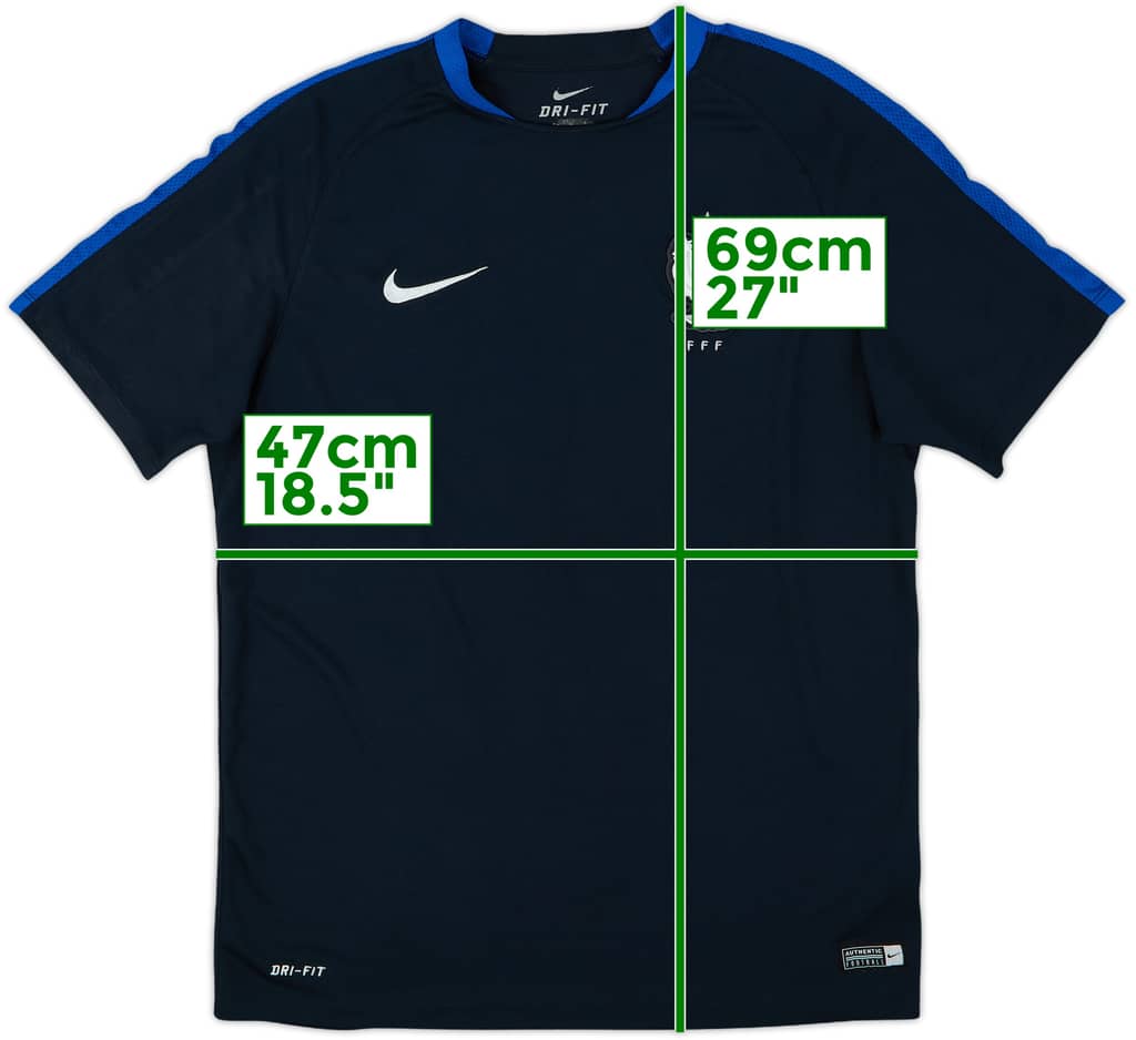 2016-17 France Nike Training Shirt - 9/10 - (L)