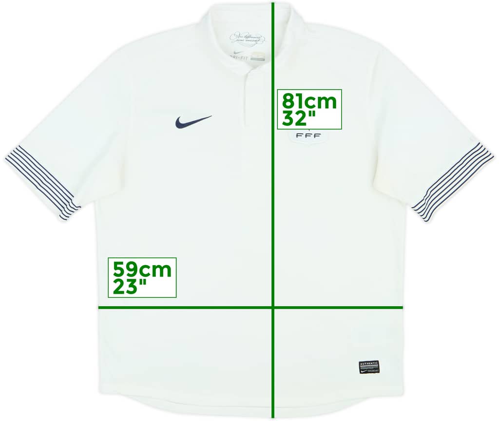2012-13 France Away Shirt - 8/10 - (XL)