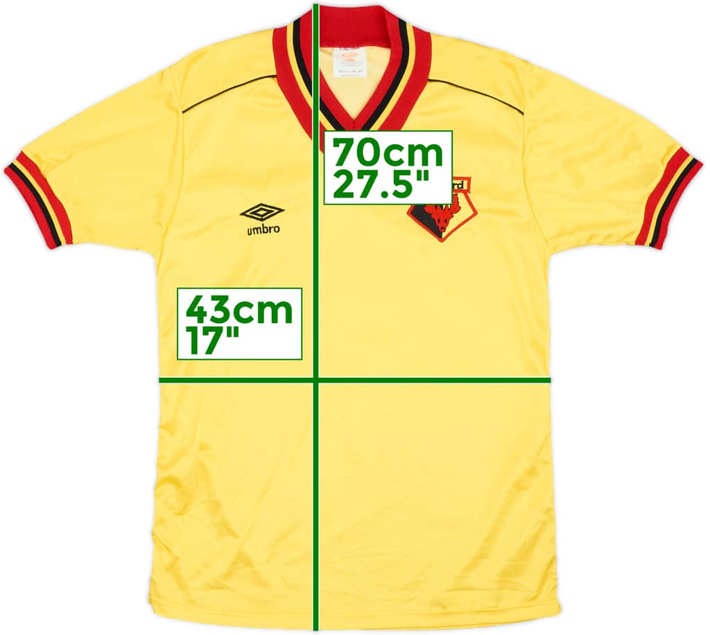 1982-85 Watford Home Shirt - 10/10 - (S)