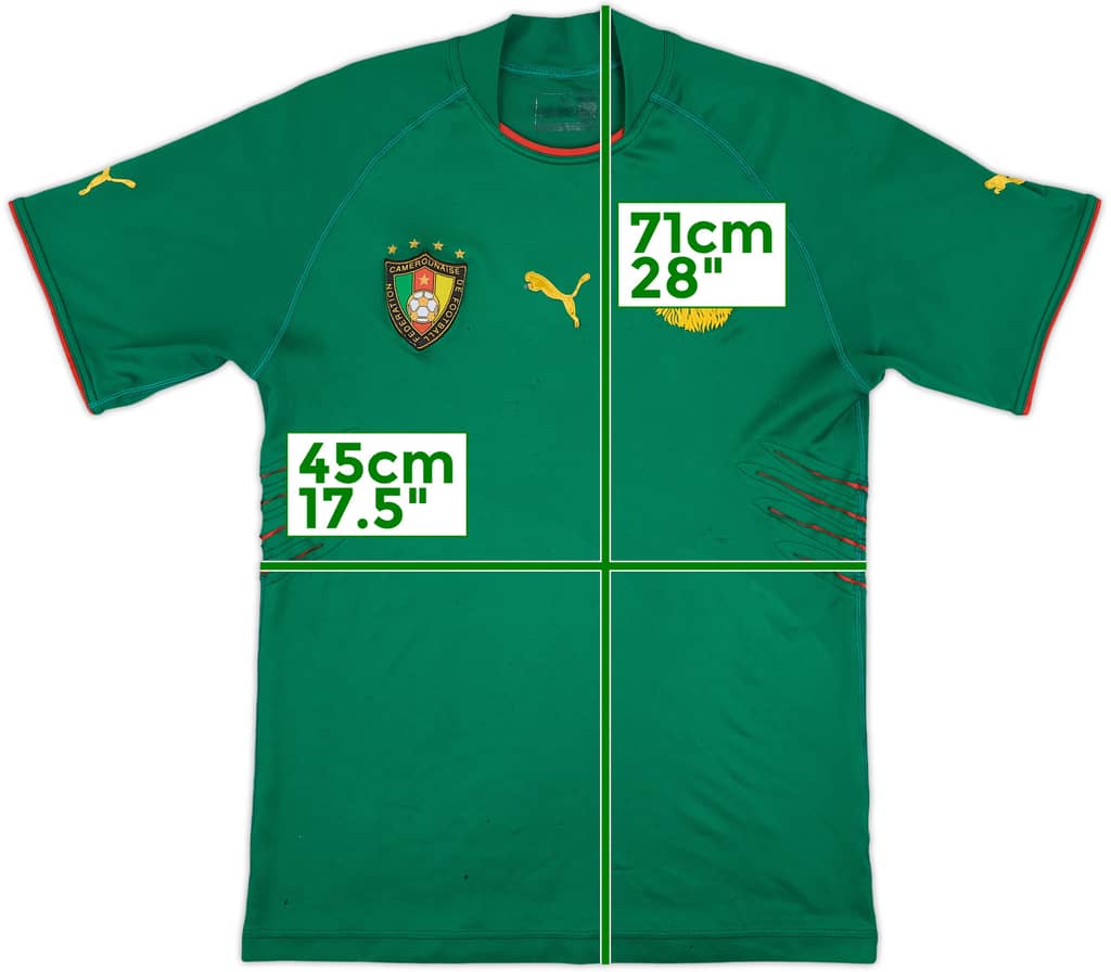 2004-06 Cameroon Home Shirt - 6/10 - (L.Boys)