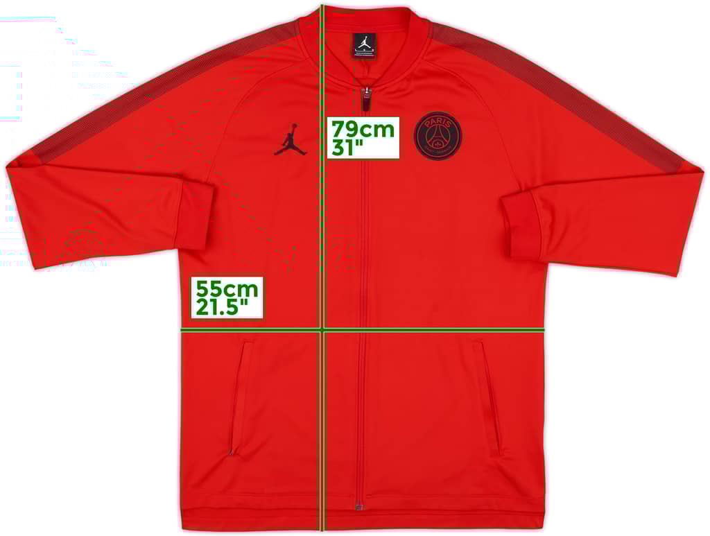 2018-19 Paris Saint-Germain Jordan Track Jacket - 9/10 - (L)
