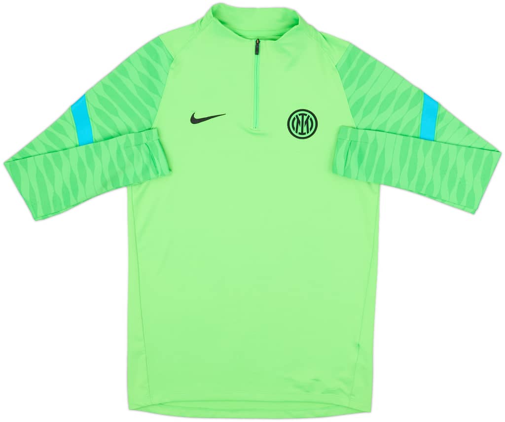 2021-22 Inter Milan Nike 1/4 Zip Drill Top - 8/10 - (S)