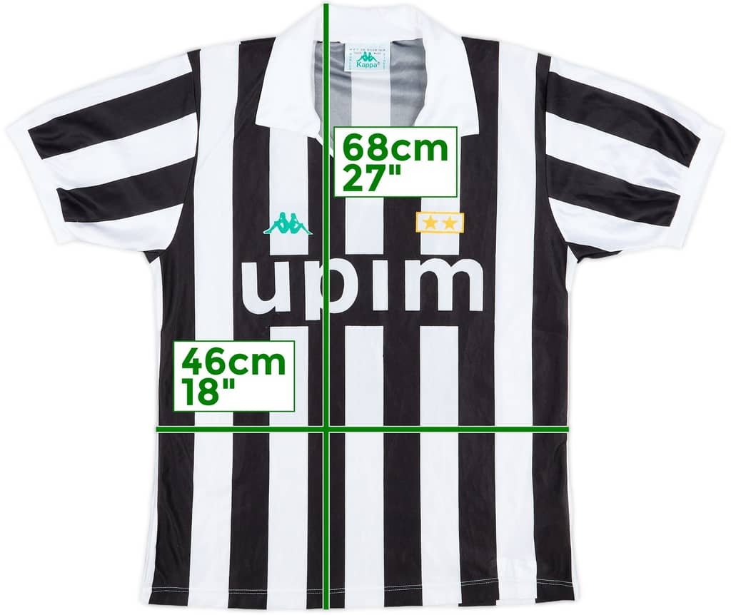 1991-92 Juventus Home Shirt - 8/10 - (M.Boys)