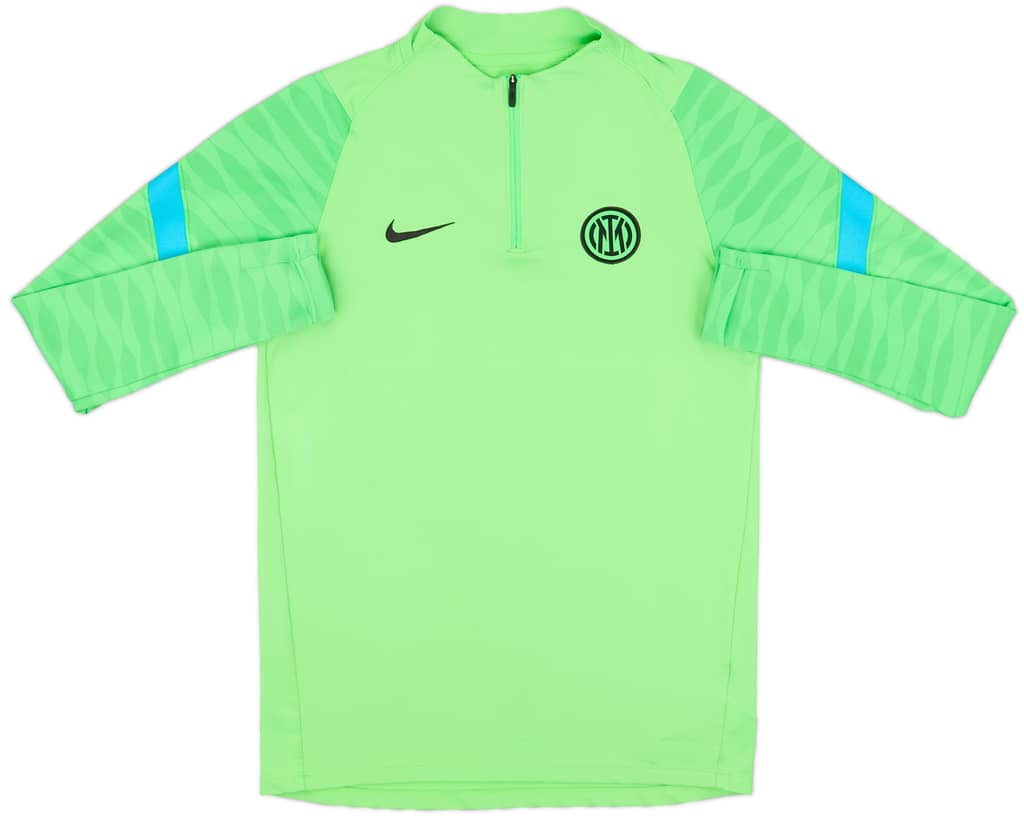 2021-22 Inter Milan Nike 1/4 Zip Drill Top - 9/10 - (S)