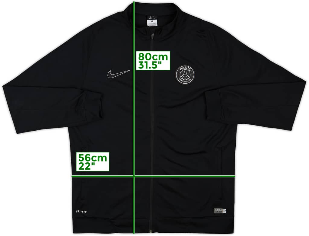 2015-16 Paris Saint-Germain Nike Track Jacket - 9/10 - (XL)