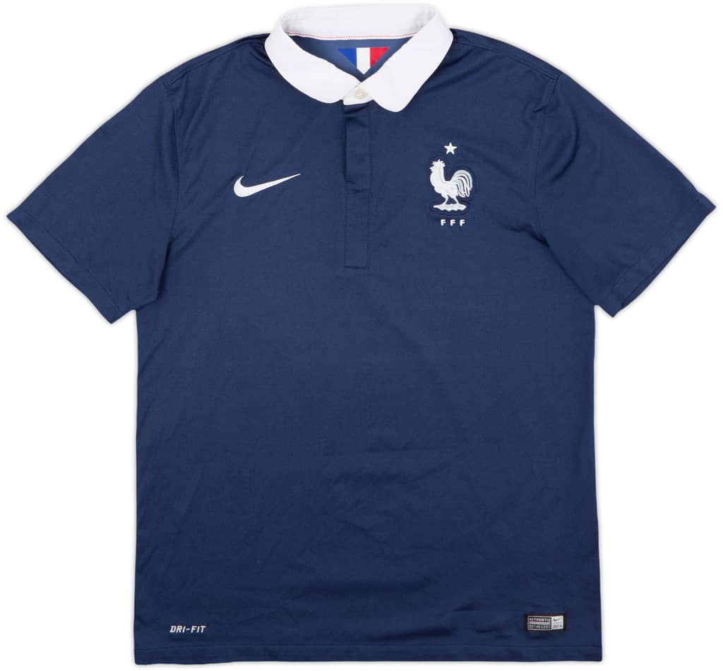 2014-15 France Home Shirt - 9/10 - (M)