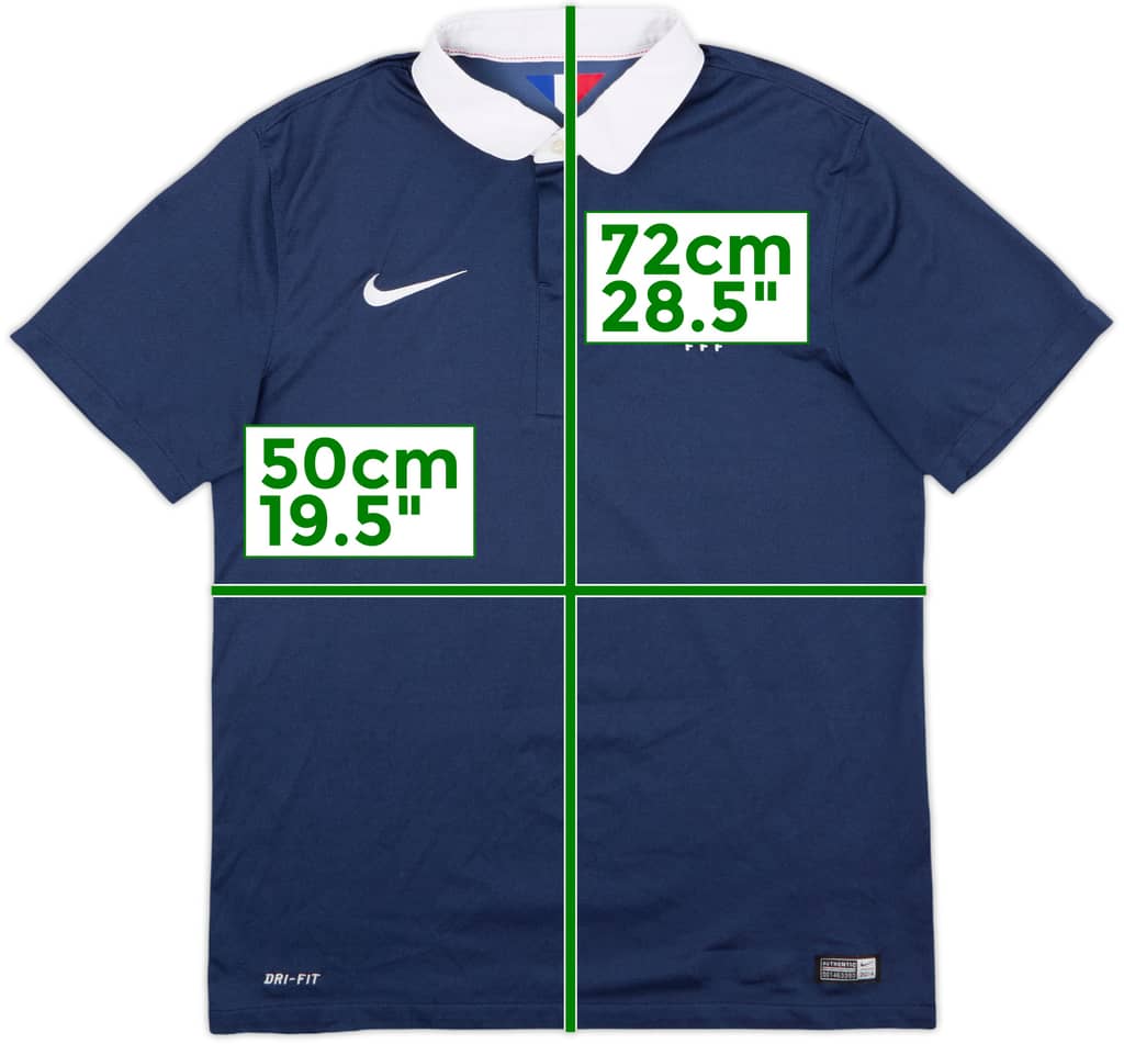 2014-15 France Home Shirt - 9/10 - (M)