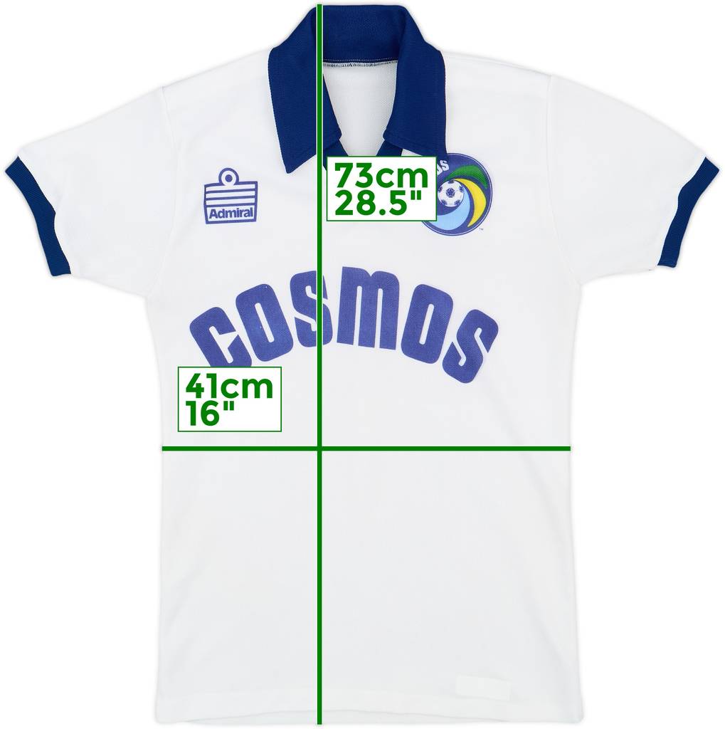 1982-84 New York Cosmos Home Shirt - 6/10 - (S)